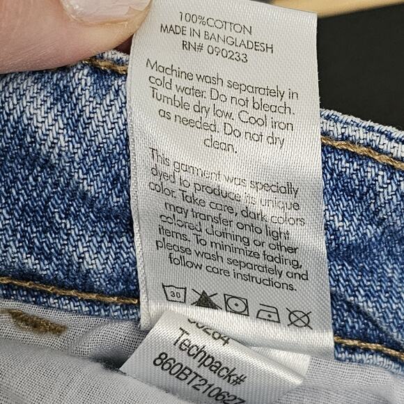 PacSun Mom Jean‎ Blue 100% Cotton Size 25 NWOT - Picture 10 of 10